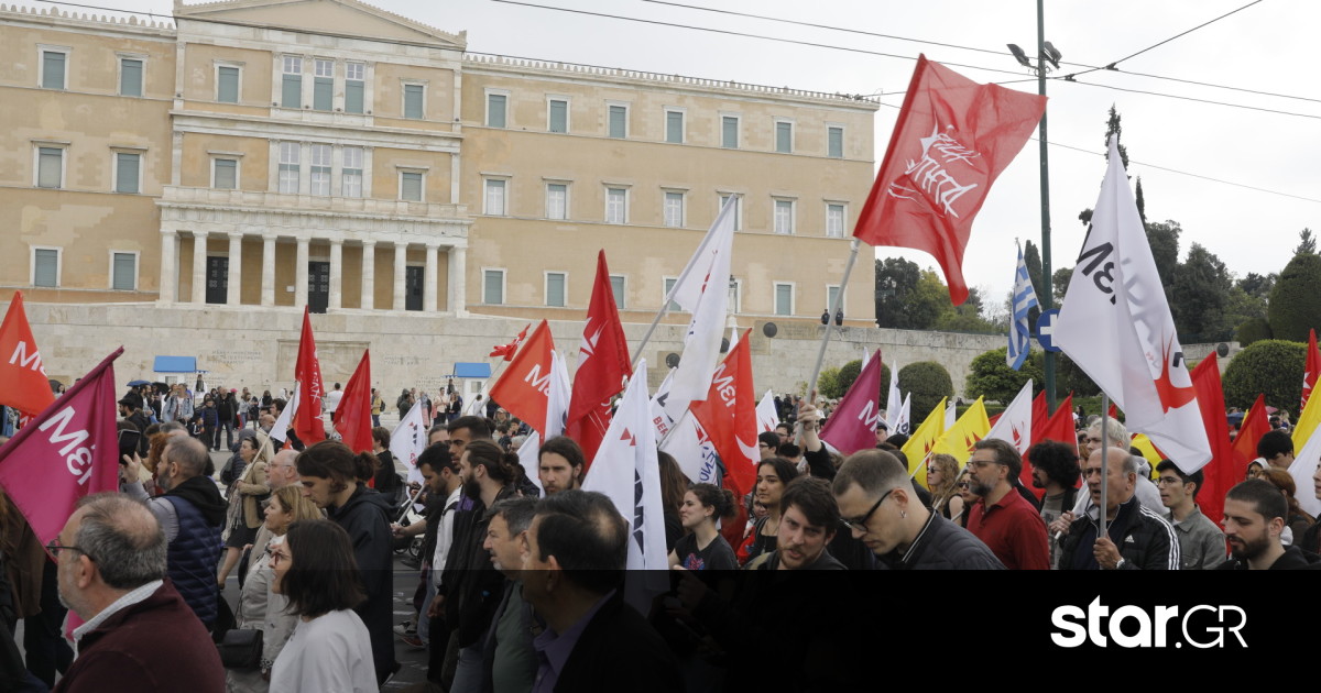 Μαζικές οι πορείες για την εργατική Πρωτομαγιά