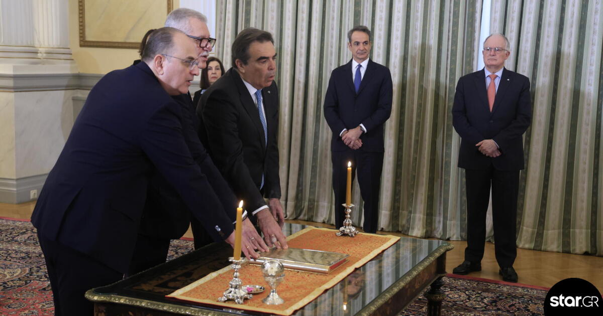 Ορκίστηκαν Σχοινάς, Τουρνάς και Λαζαρίδης μετά τον ανασχηματισμό