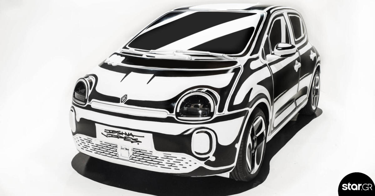 Renault Twingo E-Tech Electric: Έγινε και σκίτσο