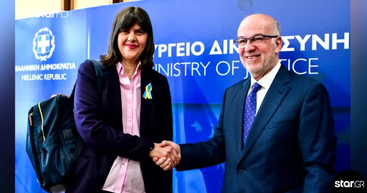 Η Ευρωπαία Εισαγγελέας, Κοβέσι, στην Αθήνα Με Φόντο Τον ΟΠΕΚΕΠΕ