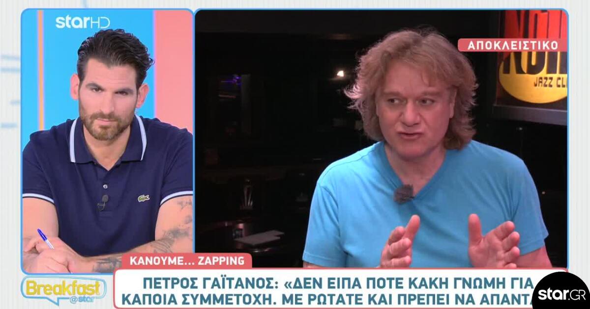 Πέτρος Γαϊτάνος: «Η Eurovision κατευθύνει τα νέα παιδιά μέσα στο ψέμα»