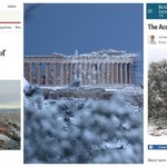 Τα διεθνή ΜΜΕ αποθεώνουν την χιονισμένη Ακρόπολη