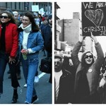 ΦΩΤΟ και ΒΙΝΤΕΟ: ΚΑΙ οι αδελφές Χαντίντ διαδηλώνουν κατά του Τραμπ!