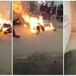 VIDEO ΣΟΚ: Αυτοπυρπολήθηκε πρόσφυγας on camera στη Χίο-Τραυματίστηκε και αστυνομικός! ΠΡΟΣΟΧΗ ΣΚΛΗΡΕΣ ΕΙΚΟΝΕΣ