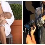 Με το μωρό στη φωτογράφηση! ΠΑΣΙΓΝΩΣΤΗ καλλονή θηλάζει τον γιο της backstage