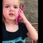 ΕΠΙΚΟ! 5χρονη κατσαδιάζει τηλεφωνικά το αγόρι της