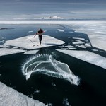 Ψαρεύοντας πάνω σε λεπτό πάγο στην Τουρκία