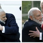 Δεν τον «θέλουν» τον Τραμπ οι χειραψίες-Η αμήχανη στιγμή που τον αγκαλιάζει ο Ινδός Πρωθυπουργός