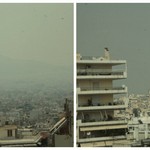 Αποπνικτική η ατμόσφαιρα στην Αθήνα λόγω της φωτιάς