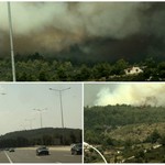 ALERT: Η μεγάλη πυρκαγιά πλησιάζει στη εθνική οδό