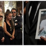 Τα δάκρυα της Ζένιας στην κηδεία της Ζωής Λάσκαρη