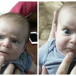 Το μωρό που μιλά με τη φωνή του μπαμπά του