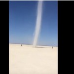 Αμμοστρόβιλος στην έρημο της Νεβάδα