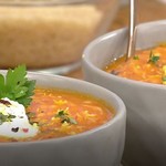 «Κοτόσουπα με πιπεριές Φλωρίνης» από τον Βακιάρο