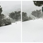 Χιονίζει και στην Πάρνηθα - Δείτε εικόνα