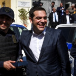 O Αλέξης Τσίπρας προσέρχεται στο Πολιτικό Συμβούλιο του ΣΥΡΙΖΑ