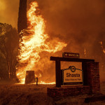 Εικόνα από την καταστροφική πυρκαγια