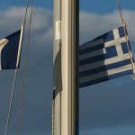 H ελληνική και η γαλλική σημαία