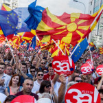 Διαδήλωση για το δημοψήφισμα στα Σκόπια