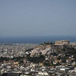 Σπίτια στην Αθήνα και η Ακρόπολη