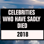 πέθαναν 2018