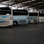 Λεωφορεία παρκαρισμένα σε ΚΤΕΛ