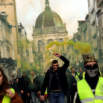 Διαδηλωτές στο Βέλγιο