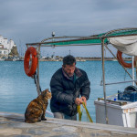 Ψαράς στο λιμάνι της Σκοπέλου