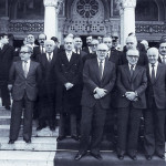 Ο Ανδρέας Παπανδρέου και υπουργοί της πρώτης κυβέρνησής του