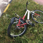 το κατεστραμμένο ποδήλατο του 13χρονου