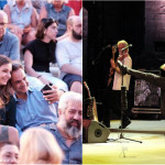 Ο Κυριάκος Μητσοτάκης και η κόρη του, Δάφνη, στη συναυλία των Jethro Tull