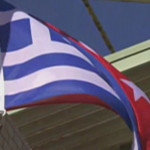 ελληνική και τουρκική σημαία
