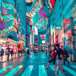 Εικόνα απο τους πολυσύχναστους δρόμους του Τόκυο