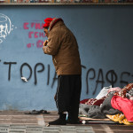Άστεγος στην Αθήνα