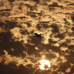 αεροπλάνο στον ουρανό
