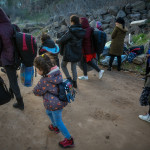 Μετανάστες στη Συκαμνιά Λέσβου