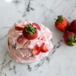 light σπιτικό παγωτό φράουλα