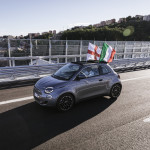 Fiat 500 ηλεκτρικό εγκαίνια γέφυρα Γένοβα