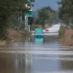 πλημμύρες στα Μεγάλα Καλύβια Τρικάλων