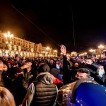 Διαδήλωση στο Τορίνο για τα νέα μέτρα κατά του κορωνοϊού