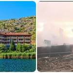 Το ξενοδοχείο πριν και μετά την έκρηξη