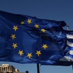 Σημαία ΕΕ και Ελλάδας/ apimages