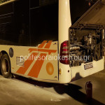 Ωραιόκαστρο: Φωτιά σε λεωφορείο του ΚΤΕΛ Θεσσαλονίκης