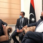 Νίκος Δένδιας με αναπληρωτή  πρωθυπουργό Λιβύης