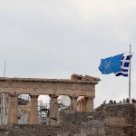 Ελληνική σημαία Ακρόπολη