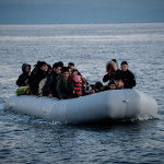 βάρκα με Αφγανούς στη Λέσβο