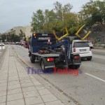Πολυτεχνείο: Γερανοί της ΕΛ.ΑΣ για την απομάκρυνση οχημάτων στη Θεσσαλονίκη