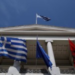 Σημαίες Ελλάδας και Αλβανίας