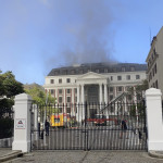 φωτιά στο κτίριο του Κοινοβουλίου στο Cape Town