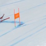 πτώση αθλήτριας σκι